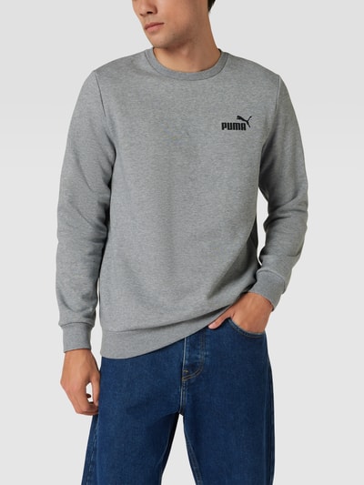 PUMA PERFORMANCE Sweatshirt mit Label-Detail Mittelgrau 4