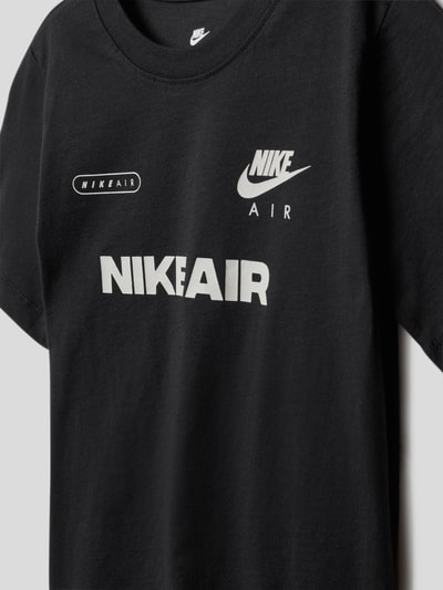 Nike T-shirt z nadrukami z logo Czarny 2