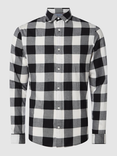 Jack & Jones Regular Fit Freizeithemd aus Twill Modell 'Gingham' Weiss 2