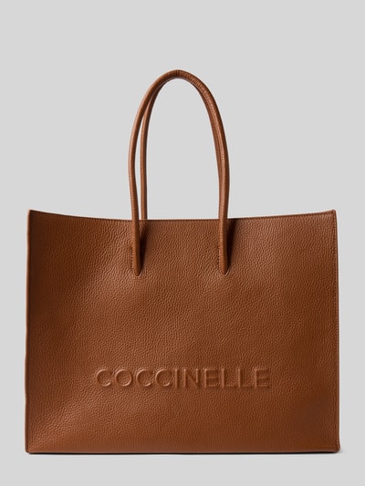 Coccinelle Hand Bag mit Logo-Prägung Modell 'Myrtha' Cognac 2