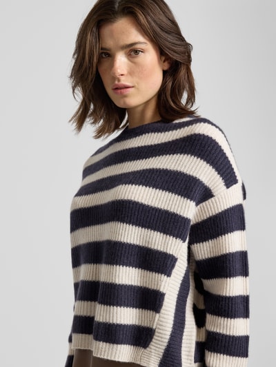 MAX&Co. Boxy Fit Strickpullover aus reinem Kaschmir Modell 'BRANDY' Marine 3