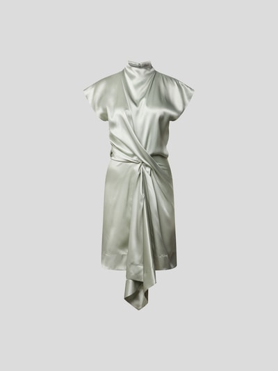 Nina Ricci Minikleid aus Seide Lindgrün 2