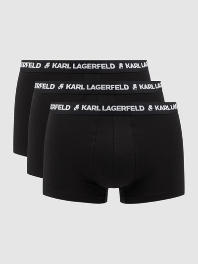 Karl Lagerfeld Trunks in unifarbenem Design im 3er-Pack Black 1