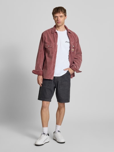Jack & Jones T-Shirt mit Label-Print Modell 'BEAU' Weiss 1