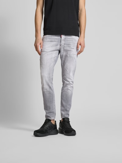 Dsquared2 Jeans mit 5-Pocket-Design Hellgrau 4