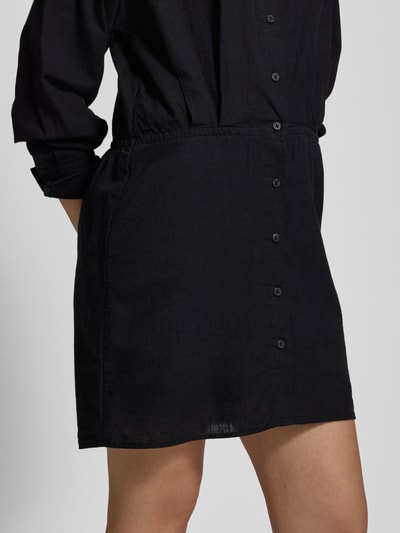 Gina Tricot Hemdblusenkleid mit Knopfleiste Black 3