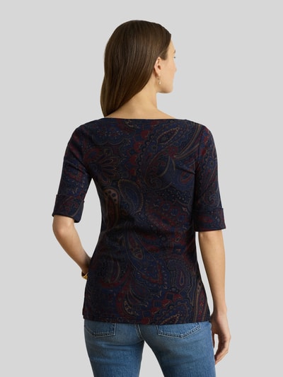 Lauren Ralph Lauren Slim fit t-shirt van katoenmix Marineblauw - 5