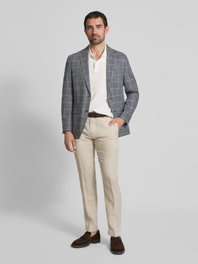 JOOP! Collection Anzughose aus Leinen mit Eingrifftaschen Modell 'Hank' Offwhite 1