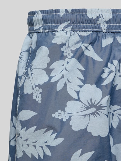 Hartford Regular Fit Badehose mit Gesäßtasche Blau 2