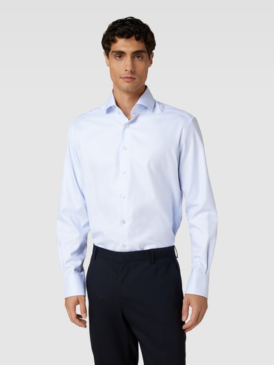 Eterna Slim Fit Premium Shirt mit Haifischkragen Bleu 4