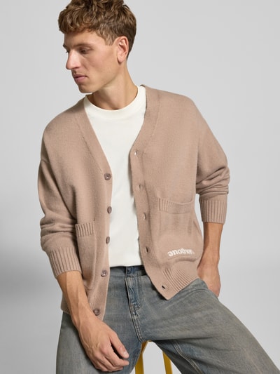 ANOTHER COTTON LAB Strickjacke mit Knopfleiste Beige 3