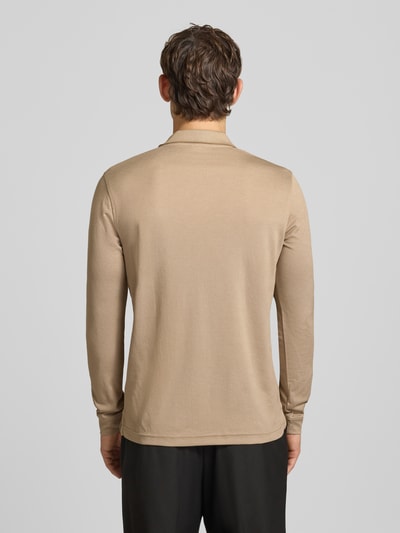 LERROS Regular Fit Poloshirt in Two-Tone-Machart Beige 5