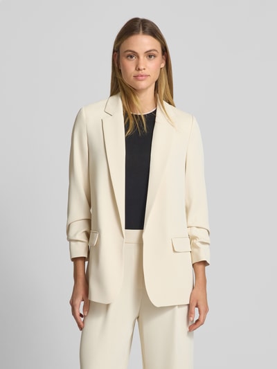 Jake*s Collection Blazer met 3/4-mouwen Ecru - 4