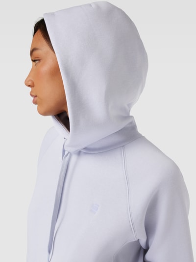G-Star RAW Hoodie mit Label-Stitching Modell 'Premium core 2.0' Hellblau 3