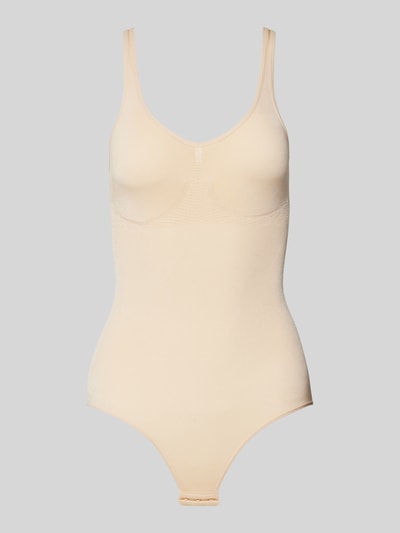 MAGIC Bodyfashion Body met boothals, model 'SLIM BODY' Beige - 1