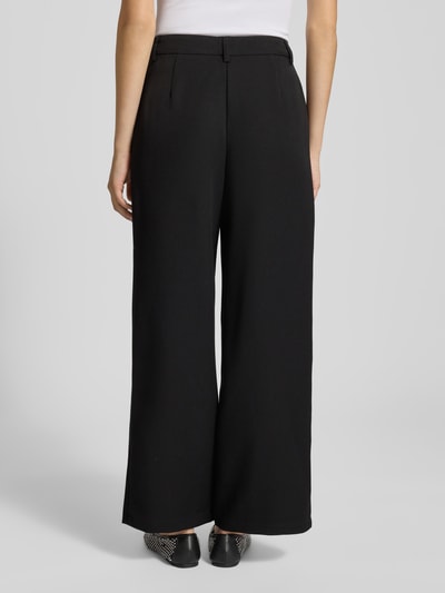 Only Regular fit broek met wijde pijpen, model 'HATTIE' Zwart - 5