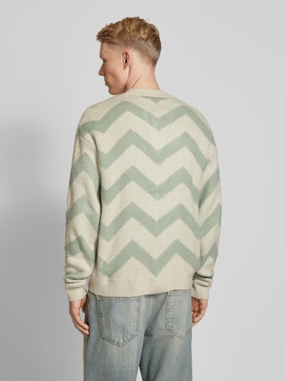 Only & Sons Gebreid jack met knoopsluiting, model 'RONNIE' Offwhite - 5