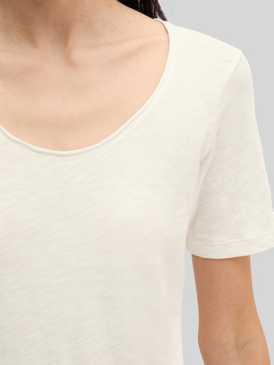 Marc O'Polo Regular Fit T-Shirt aus reiner Baumwolle Weiss 3