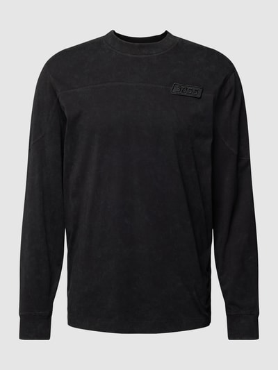 BOSS Orange Longsleeve mit Label-Stitching Black 2