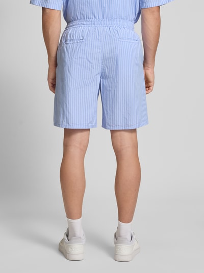 Redefined Rebel Regular Fit Shorts mit elastischem Bund Modell 'FRANCIS' Hellblau 5