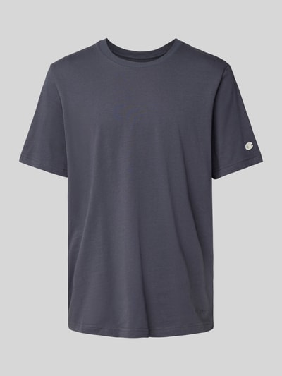 CHAMPION T-Shirt mit Label-Stitching Anthrazit 2
