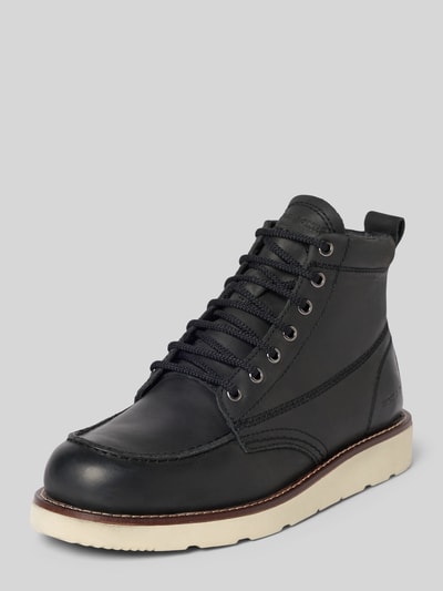 Jack & Jones Boots aus Rindsleder Modell 'TORONTO' Black 1