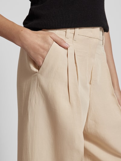 Raffaello Rossi Broek in effen design, model 'MAYLA' Beige - 3