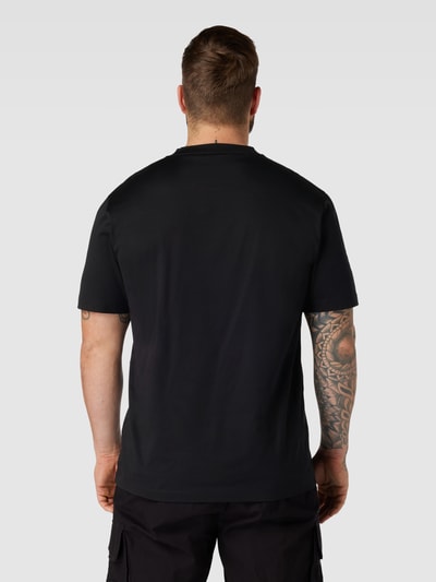 BOSS T-Shirt mit Label-Print Modell 'Tiburt' Black 5