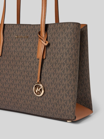 MICHAEL Michael Kors Shopper mit Label-Applikation Modell 'RUTHIE' Mittelbraun 3