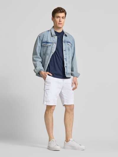 Tommy Hilfiger Regular Fit Cargoshorts mit Gürtelschlaufen Weiss 1