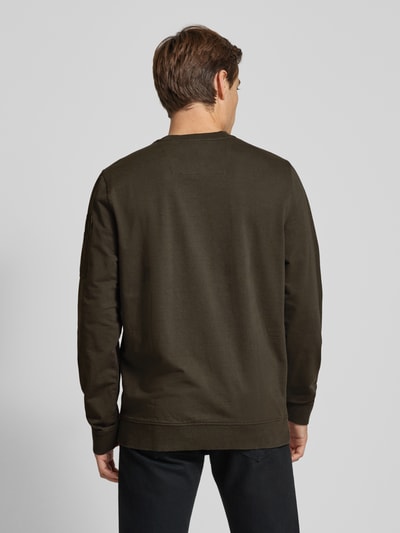 PME Legend Sweatshirt mit Label-Detail Oliv 5