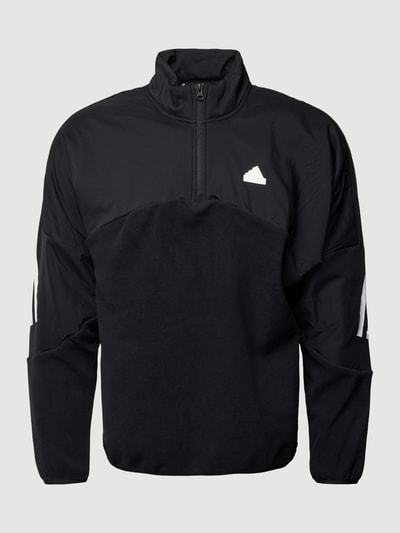 ADIDAS SPORTSWEAR Sweatshirt mit Fleece und Stehkragen Black 1