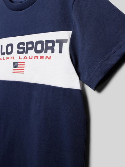 Polo Sport Regular Fit T-Shirt mit Rundhalsausschnitt Marine 2