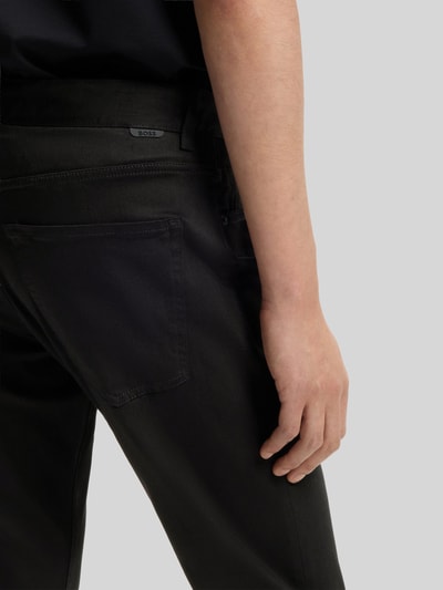 BOSS Slim Fit Hose aus Viskose-Mix im 5-Pocket-Design Modell 'P-DELAWARE5' BLACK 3