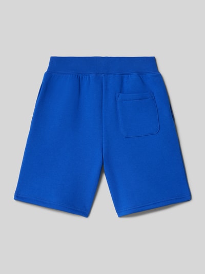 Polo Sport Regular Fit Sweatshorts mit Label-Print Royal 3