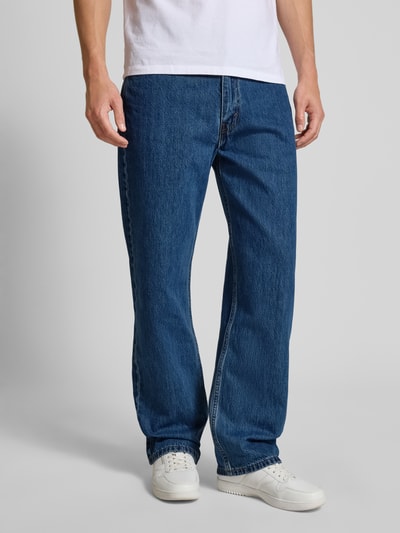 Levi's® Straight fit jeans van puur katoen, model '565' Blauw - 4