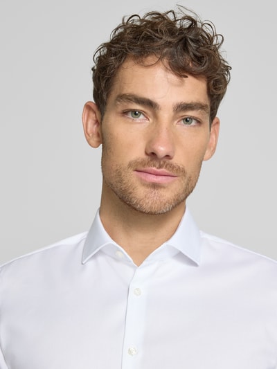 Jake*s Slim Fit Business-Hemd mit Haifischkragen Weiss 3