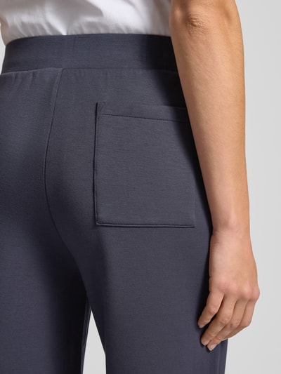 Calvin Klein Jeans Spodnie z prostą nogawką i wyhaftowanym logo Szaroniebieski 3