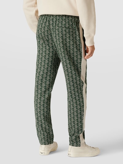 Lacoste Sweatpants met all-over motief, model 'TROUSERS' Groen - 5