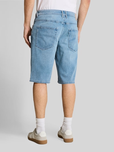 Tom Tailor Denim Regular Fit Jeansshorts aus Baumwoll-Mix Hellblau 5