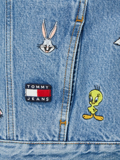 Tommy Jeans Kurtka jeansowa Tommy Jeans x Looney Tunes Jeansowy niebieski 2