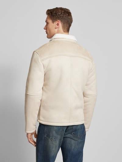 Only & Sons Jacke mit Reißverschlusstaschen Modell 'ROYCE' Beige 5