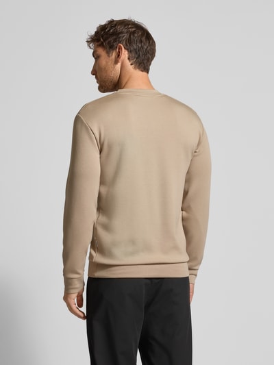 SELECTED HOMME Regular Fit Langarmshirt aus Viskose-Mix Modell 'EMANUEL' Beige 5