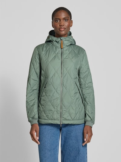 camel active Steppjacke mit Zweiwege-Reißverschluss Khaki 4