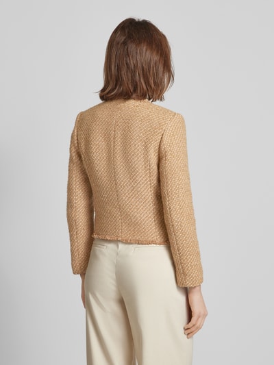 Mango Blazer mit Strukturmuster Modell 'CARLITA' Beige 5