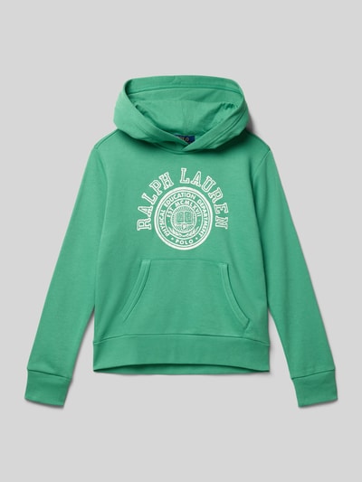 Polo Ralph Lauren Teens Hoodie met labelprint Groen - 1