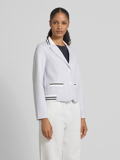 Marc Cain Blazer mit Reverskragen Hellgrau Melange 4