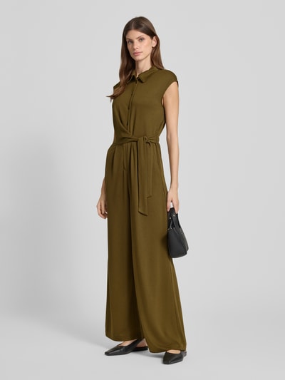 Zero Jumpsuit mit Knopfleiste Oliv 1
