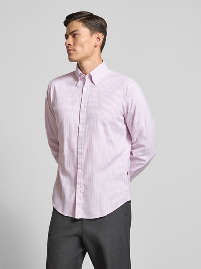 BOSS Orange Slim fit vrijetijdsoverhemd van katoenmix, model 'RICOPLUS_M' Roze - 4