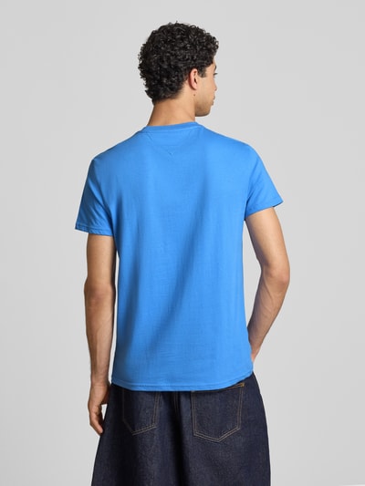 Tommy Jeans Regular Fit T-Shirt aus reiner Baumwolle Metallic Blue 5